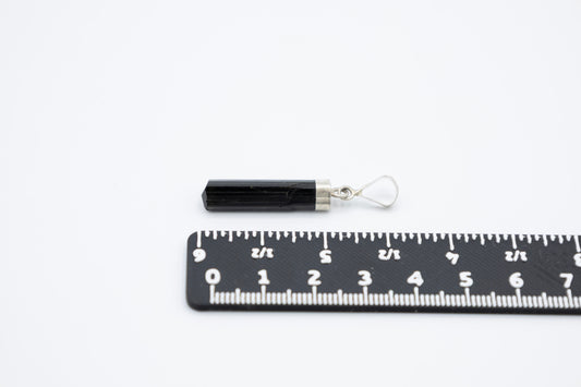 Schwarzer Turmalin Anhänger