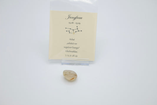 Glücksstein Jungfrau Achat