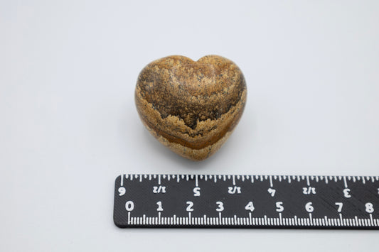 Landschaftsjaspis Herz