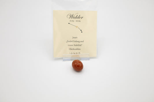 Glücksstein Widder Jaspis