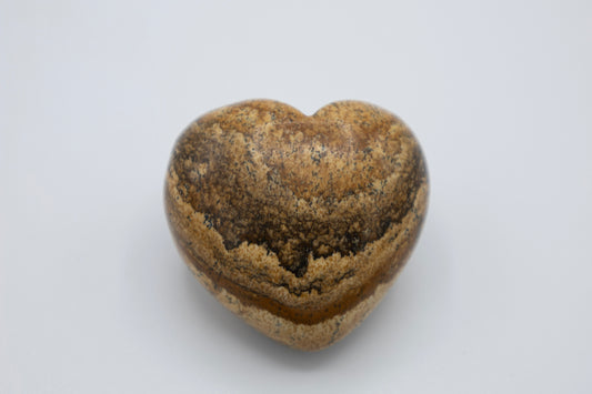 Landschaftsjaspis Herz