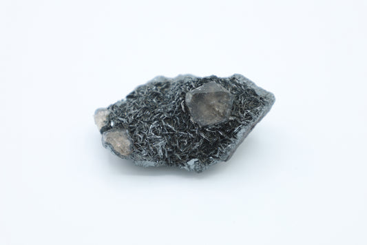 Rauchquarz mit Hämatit