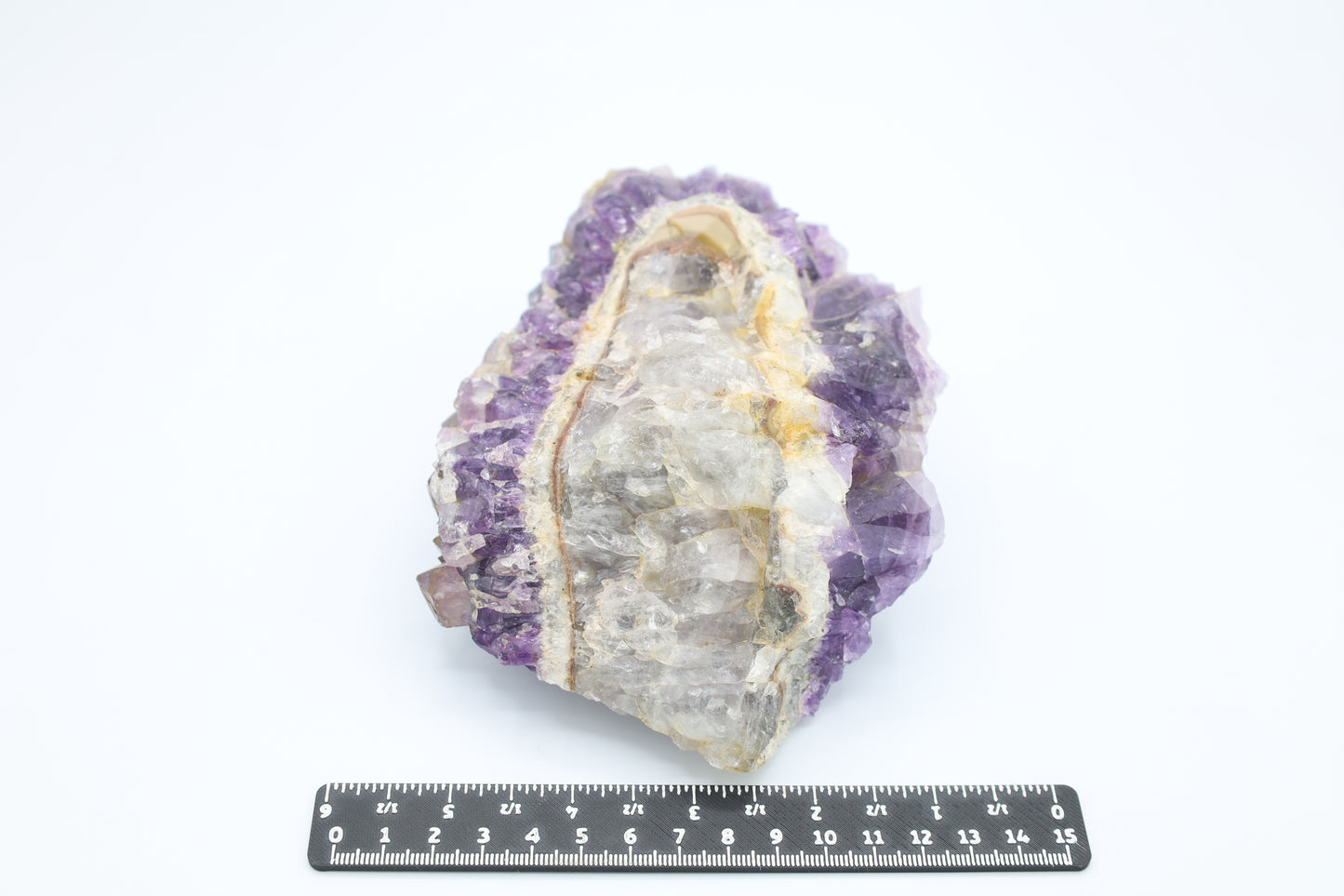 Amethystband mit Quarz